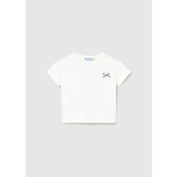 Mayoral Natural Shirt Applique on the back