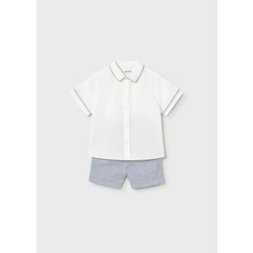 Mayoral Linen Suiting Bermuda Set Capri