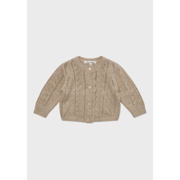 Louisiella Baby Abbie Knit Cardigan Beige