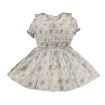 Belati FLORAL SMOCKED DRESS Blue