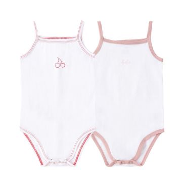 2pc Cherry And Bebe Undershirt Set