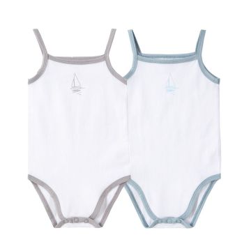 Baby 2pack Boat Print Onesie