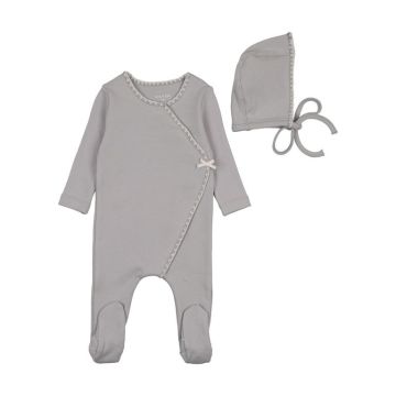 Bee&Dee Beau Bow Footie with bonnet