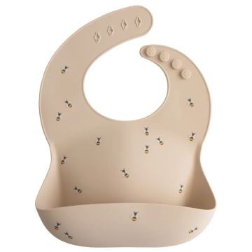 Mushie Silicone Bib Bees