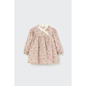 My Little Cozmo Mélange floral flannel baby dress