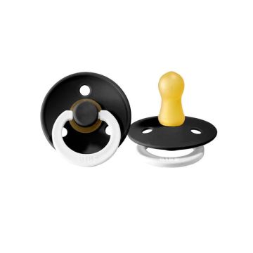 BIBS Colour 2 PACK Latex Black GLOW/Black GLOW