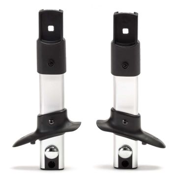  BJC428 - 2nd Seat Adaptor Brackets Silver 