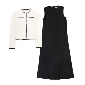 Valentina Crochet Cardigan Maxi Dress 