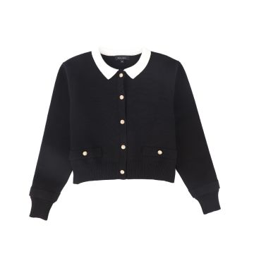 Bamboo Knit Buttoned Blazer 