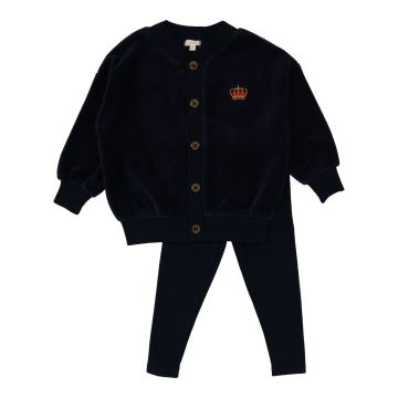 Lil Legs BOYS SHABBOS LOUNGE SET Black