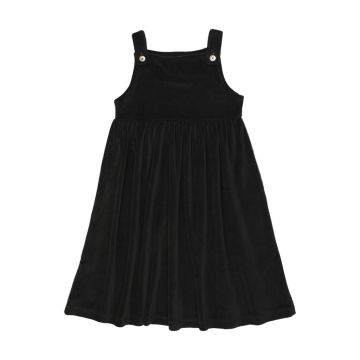 Ann of Nan Black Velour Knee Length Jumper