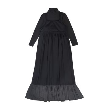 Bace Velour Top Silk Maxi Dress