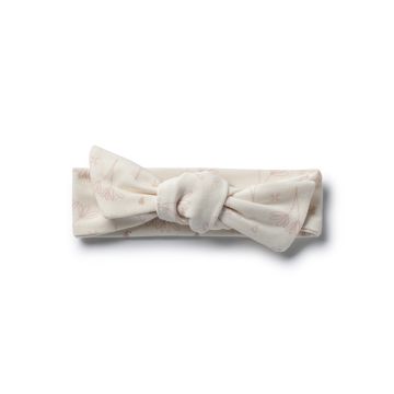 Jacqueline & Jac Girls Knot Headband Blush Print