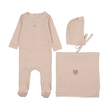 Bonjoy Checkered Dreams Layette Set