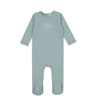 Bonette Rocking Horse Embroidered Footie