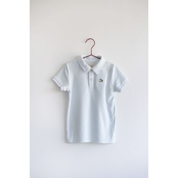 Please Mom Blue Terry Polo Please Mom Blue Terry Polo