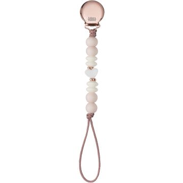 Adora Girls Silicone Paci Clip Blush Heart