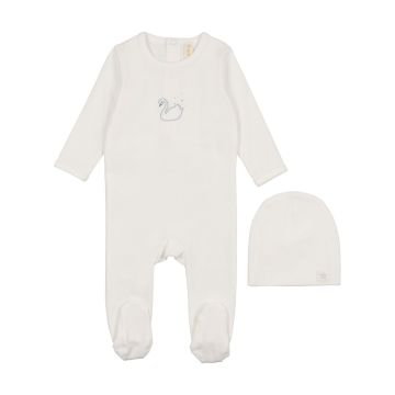 Bonjoy Swan Footie Set