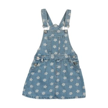 Bonjoy Printed Denim Overall Jumper Floral