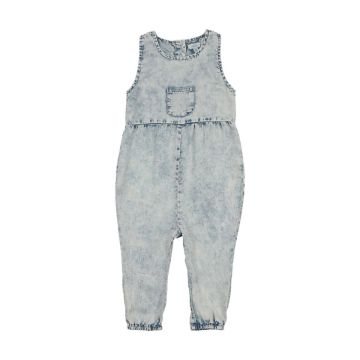 Bonjoy Polished Cotton Peter Pan Footie & Bonnet - Blue Bonjoy Polished Cotton Peter Pan Footie & Bonnet - Blue