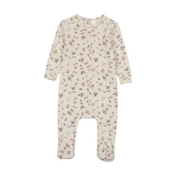 Bonjoy Floral Print Footie Set