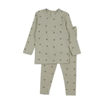 Bonjoy Leaf Print Lounge Set
