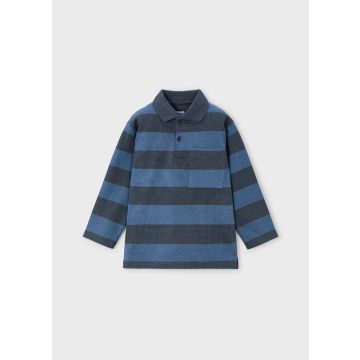 Mayoral Steel L/s Stripes Polo