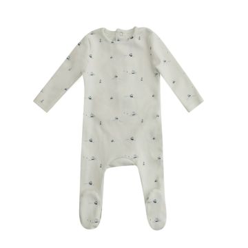 Mini Label Sailboat Footie
