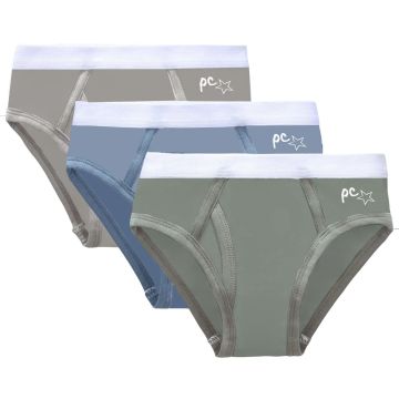 Petit Clair Boy Jersey 3pc Brief - (Grey,Blue,Sage) PCB-Brf1-set 9