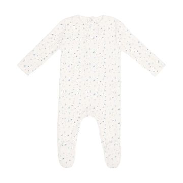 Mini Label White Bird Over Print -Boys Footie