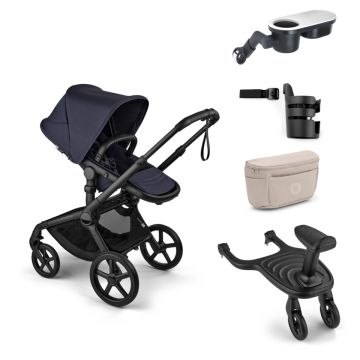 15% OFF!! Bugaboo Fox 5 Renew Complete Bassinet and Seat + 2 or more Accessories Bundle 