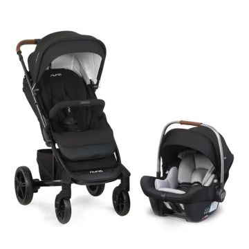 Nuna Tavo TS One Box - Tavo + Pipa L Stroller Car Seat Bundle - Caviar