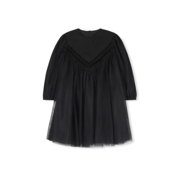 Lilou Tulle And Ribbon Trim Dress