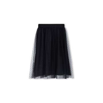 Lilou Velvet Dotted Tulle Skirt