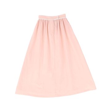 Bamboo Piped A-line Skirt Pink