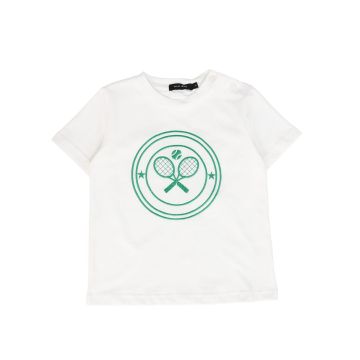 Bamboo Tennis Racquet SS Tee Green