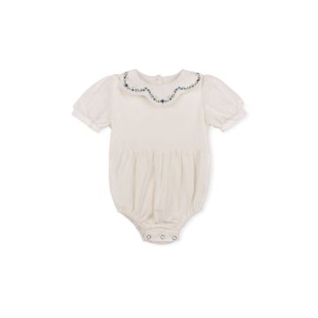 One Child Arcie Scallop Collar Romper
