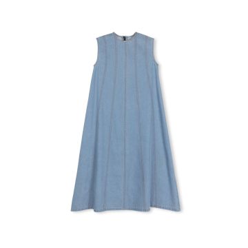 Vibe Denim Double Stitch Panel Jumper 