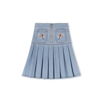 Cabana Flower Embroidered Pocket Detail Skirt