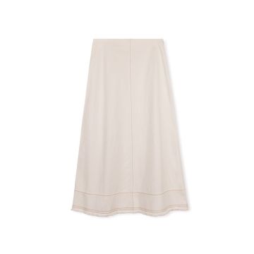 Phil And Phobe Tray Denim Stitched Detail Skirt