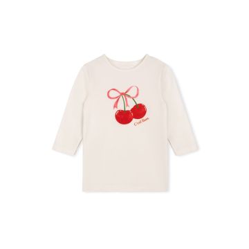 Cabana Cherry Bow Print On Tee 