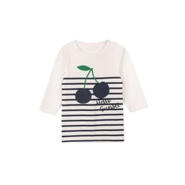 Phil & Phoebe Stream Cherry Striped Tee