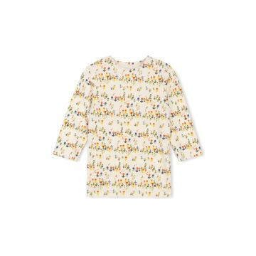 Cabana Multi Color Ribbed Floral Tee