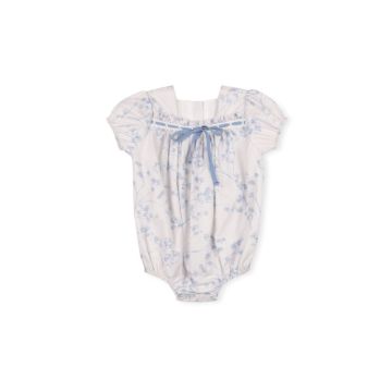 One Child Send Floral Bow Romper 