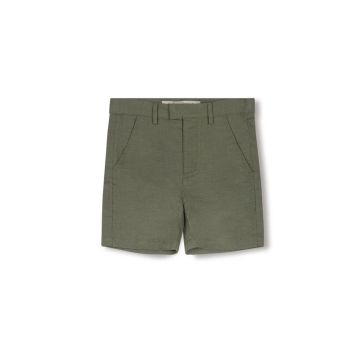Harper James Clean Linen Shorts Sage