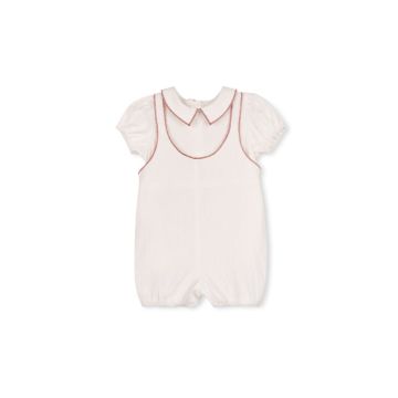 One Child Andrea Thin Strap Romper Pink