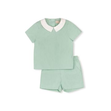 One Child Garden Striped Collar Set 