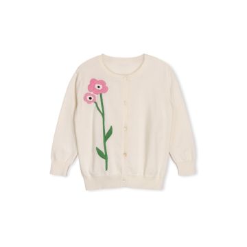 One Child Garden Big Flower Cardigan 