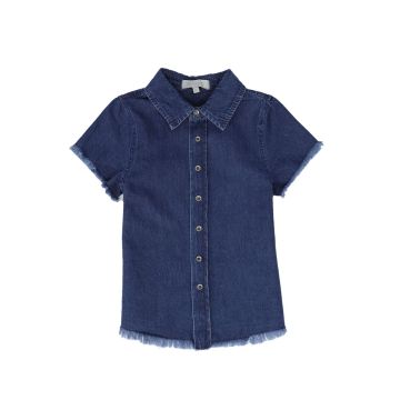 Bace Denim Fringed Shirt 