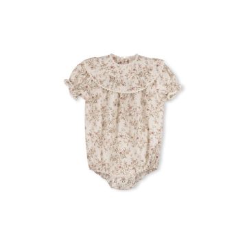 One Child Tote Ruffle Bib Romper 